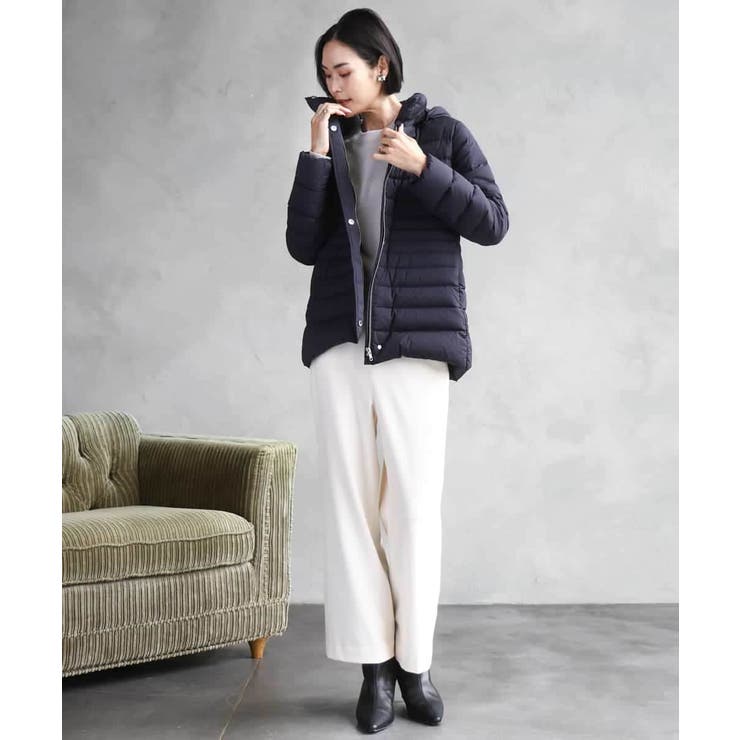 ［定番人気/新色追加］裏起毛ワイドクロップドパンツ(機能素材) | MICHEL KLEIN | 詳細画像28 