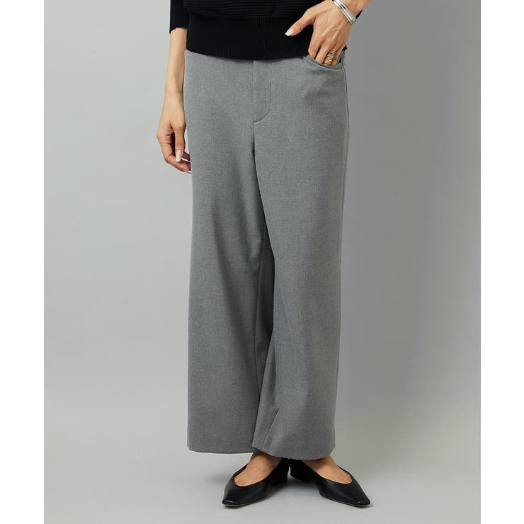 ［定番人気/新色追加］裏起毛ワイドクロップドパンツ(機能素材) | MICHEL KLEIN | 詳細画像45 