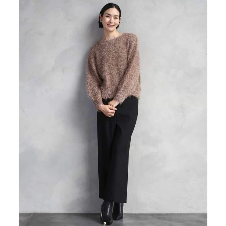 ［定番人気/新色追加］裏起毛ワイドクロップドパンツ(機能素材) | MICHEL KLEIN | 詳細画像57 