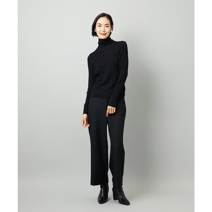 ［定番人気/新色追加］裏起毛ワイドクロップドパンツ(機能素材) | MICHEL KLEIN | 詳細画像61 