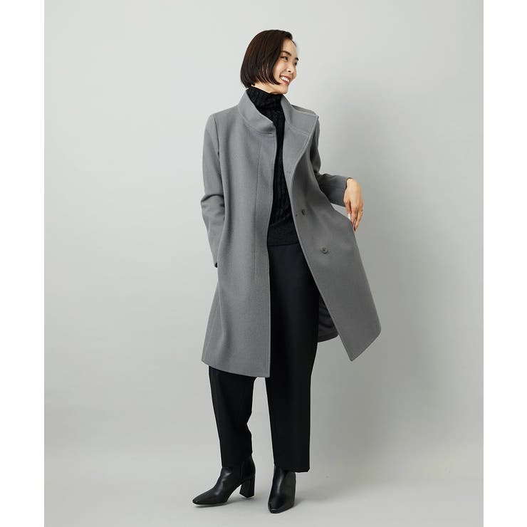 ［定番人気/新色追加］裏起毛ワイドクロップドパンツ(機能素材) | MICHEL KLEIN | 詳細画像64 