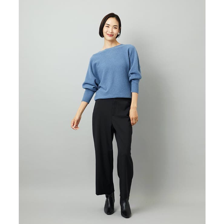 ［定番人気/新色追加］裏起毛ワイドクロップドパンツ(機能素材) | MICHEL KLEIN | 詳細画像69 