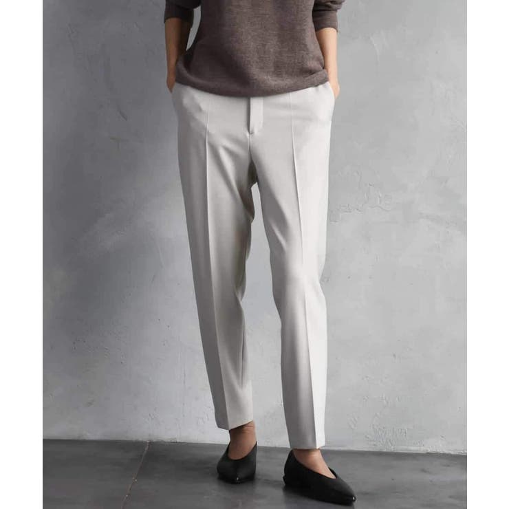 ［定番素材］裏起毛ストレッチテーパードパンツ(機能素材) | MICHEL KLEIN | 詳細画像1 