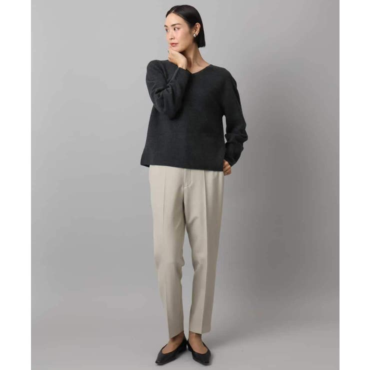 ［定番素材］裏起毛ストレッチテーパードパンツ(機能素材) | MICHEL KLEIN | 詳細画像15 