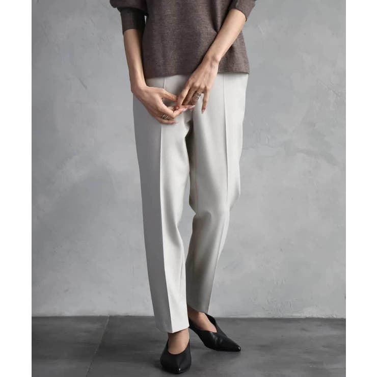 ［定番素材］裏起毛ストレッチテーパードパンツ(機能素材) | MICHEL KLEIN | 詳細画像2 