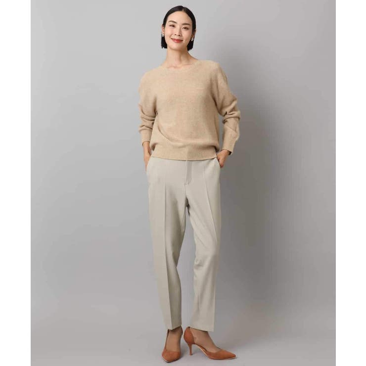 ［定番素材］裏起毛ストレッチテーパードパンツ(機能素材) | MICHEL KLEIN | 詳細画像23 