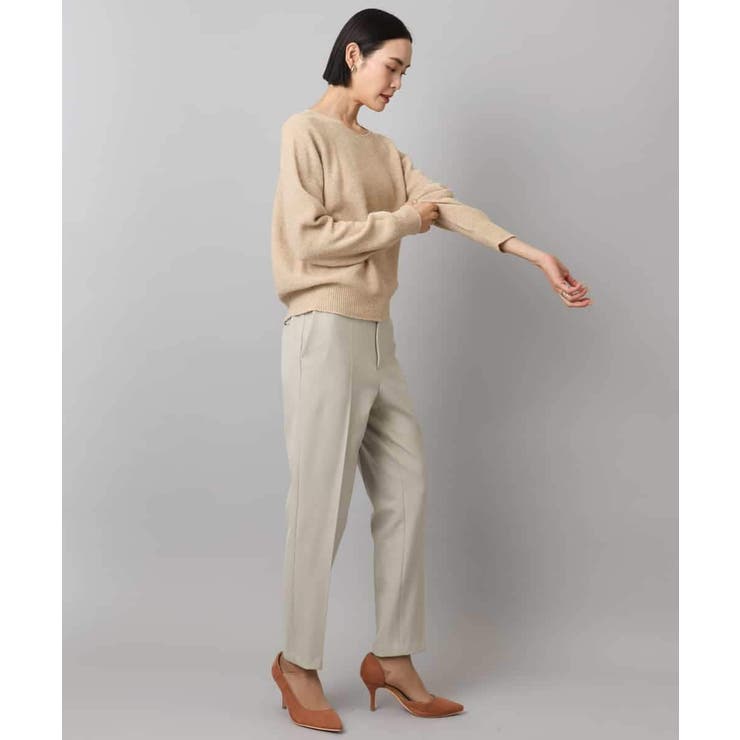 ［定番素材］裏起毛ストレッチテーパードパンツ(機能素材) | MICHEL KLEIN | 詳細画像25 