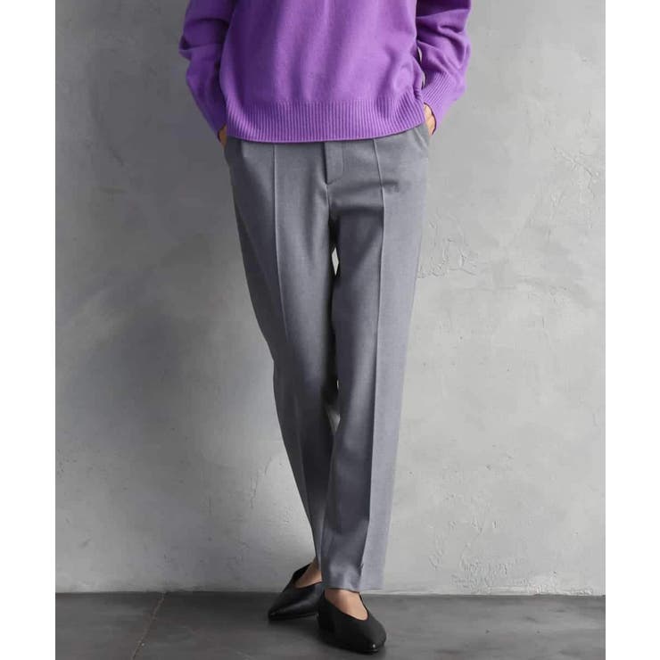 ［定番素材］裏起毛ストレッチテーパードパンツ(機能素材) | MICHEL KLEIN | 詳細画像27 