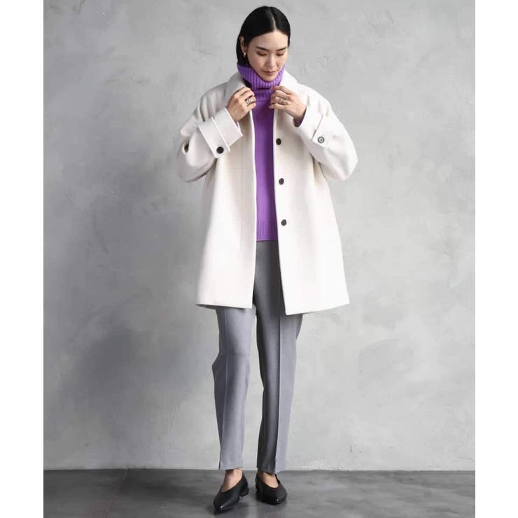 ［定番素材］裏起毛ストレッチテーパードパンツ(機能素材) | MICHEL KLEIN | 詳細画像31 