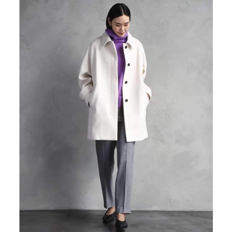 ［定番素材］裏起毛ストレッチテーパードパンツ(機能素材) | MICHEL KLEIN | 詳細画像33 