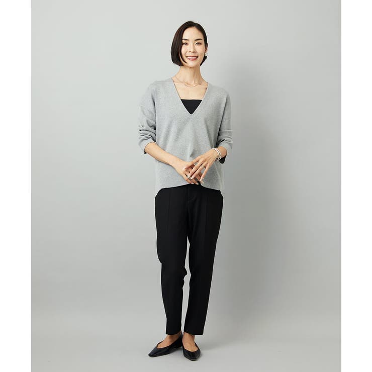 ［定番素材］裏起毛ストレッチテーパードパンツ(機能素材) | MICHEL KLEIN | 詳細画像44 