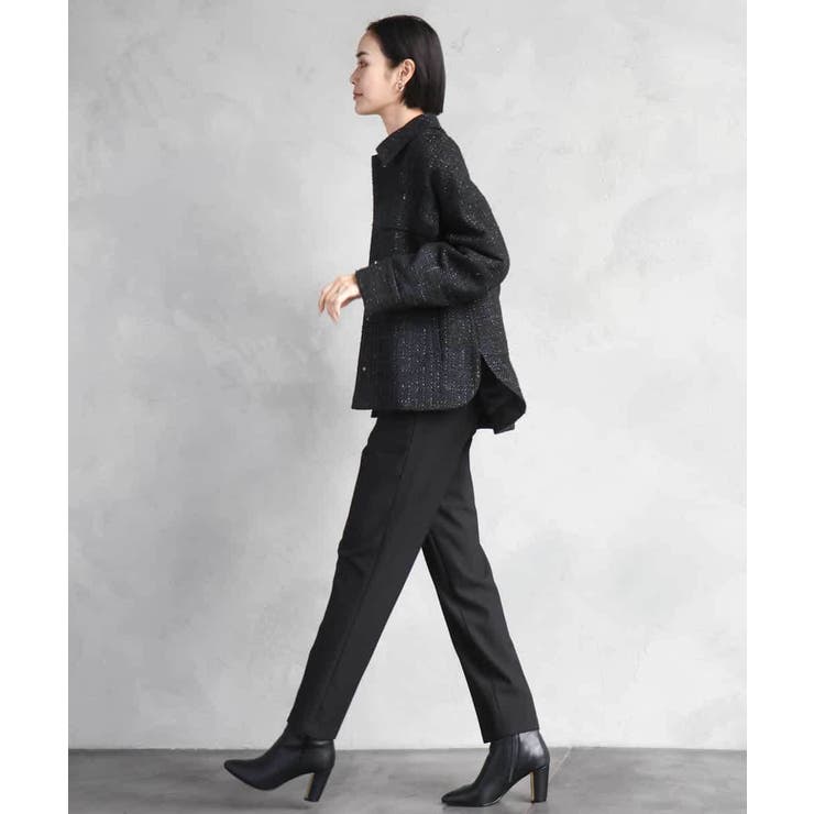 ［定番素材］裏起毛ストレッチテーパードパンツ(機能素材) | MICHEL KLEIN | 詳細画像47 