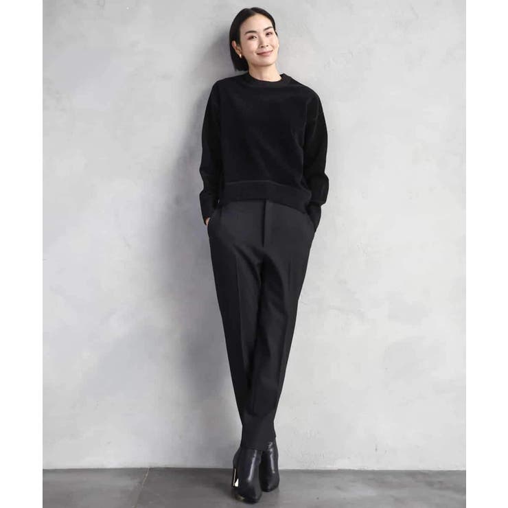 ［定番素材］裏起毛ストレッチテーパードパンツ(機能素材) | MICHEL KLEIN | 詳細画像48 