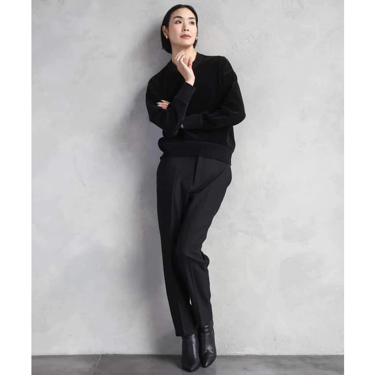 ［定番素材］裏起毛ストレッチテーパードパンツ(機能素材) | MICHEL KLEIN | 詳細画像51 