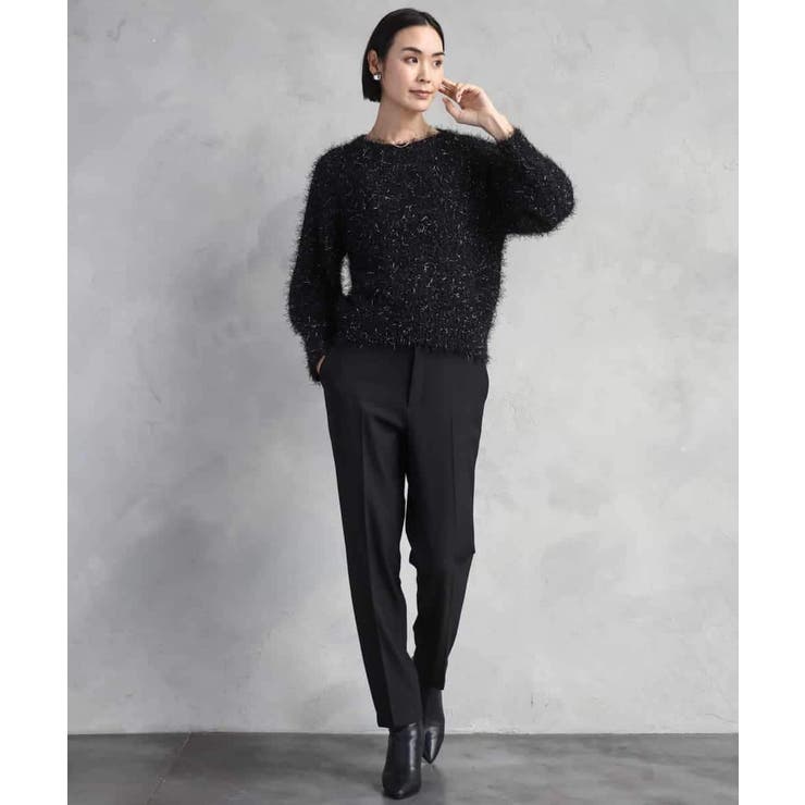 ［定番素材］裏起毛ストレッチテーパードパンツ(機能素材) | MICHEL KLEIN | 詳細画像52 