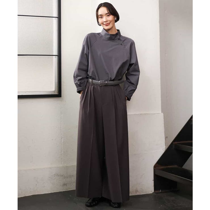 微起毛ワイドパンツ | MICHEL KLEIN | 詳細画像23 