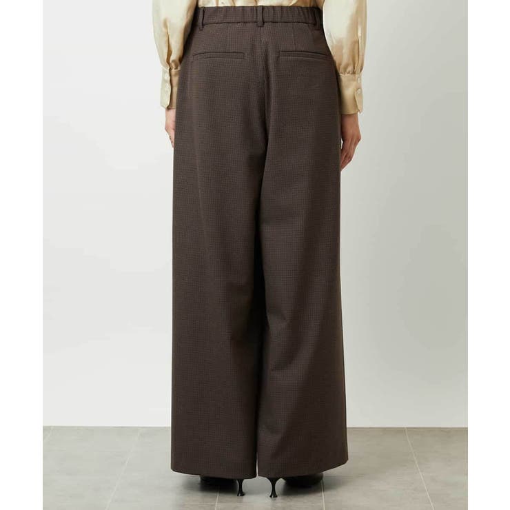 チェック柄2タックワイドパンツ | MICHEL KLEIN | 詳細画像12 