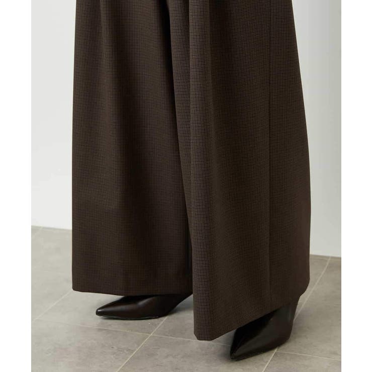 チェック柄2タックワイドパンツ | MICHEL KLEIN | 詳細画像16 