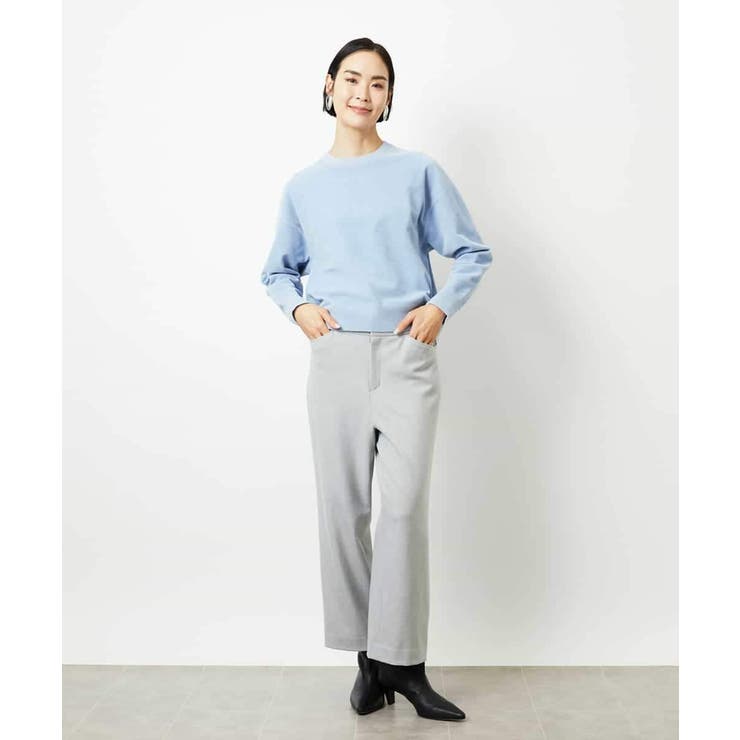 ［定番人気］ストレッチ裏起毛ワイドパンツ | MICHEL KLEIN | 詳細画像11 