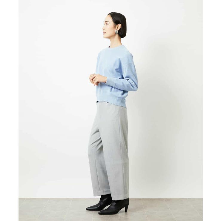 ［定番人気］ストレッチ裏起毛ワイドパンツ | MICHEL KLEIN | 詳細画像12 