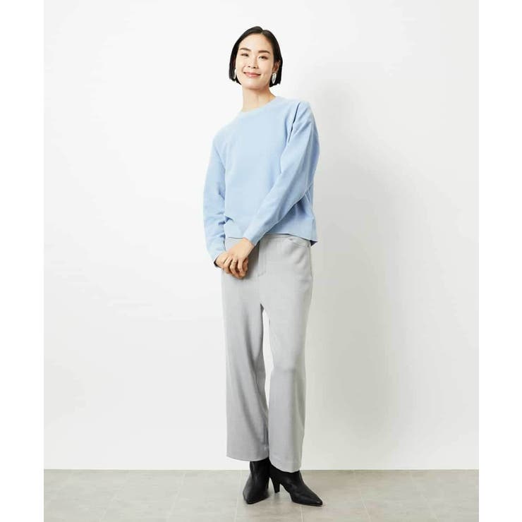 ［定番人気］ストレッチ裏起毛ワイドパンツ | MICHEL KLEIN | 詳細画像13 