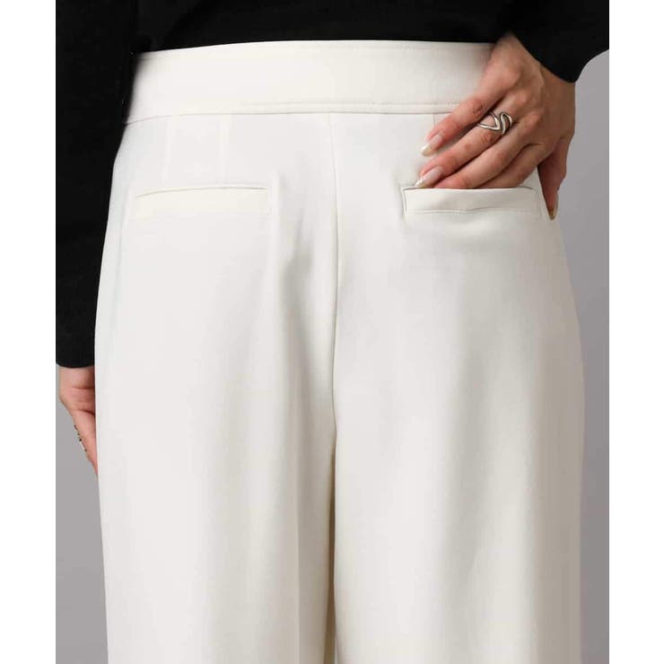 ［定番人気］ストレッチ裏起毛ワイドパンツ | MICHEL KLEIN | 詳細画像26 