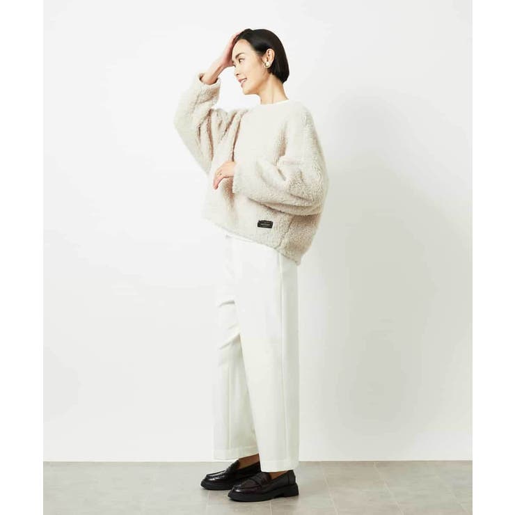 ［定番人気］ストレッチ裏起毛ワイドパンツ | MICHEL KLEIN | 詳細画像6 