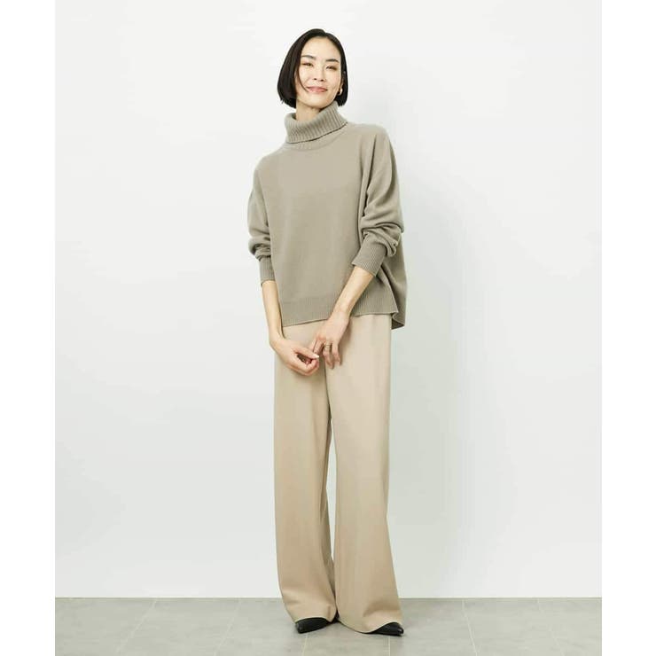 [コージーボトム]シームレスワイドパンツ | MICHEL KLEIN | 詳細画像12 