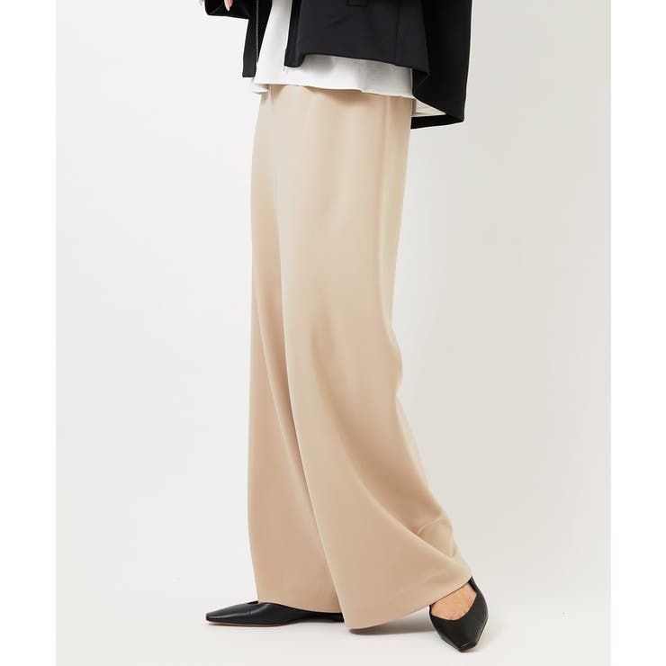 [コージーボトム]シームレスワイドパンツ | MICHEL KLEIN | 詳細画像2 