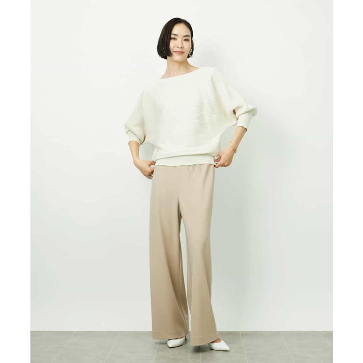 [コージーボトム]シームレスワイドパンツ | MICHEL KLEIN | 詳細画像20 