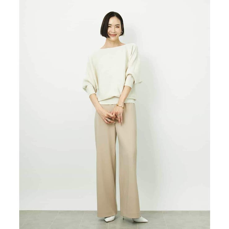 [コージーボトム]シームレスワイドパンツ | MICHEL KLEIN | 詳細画像21 