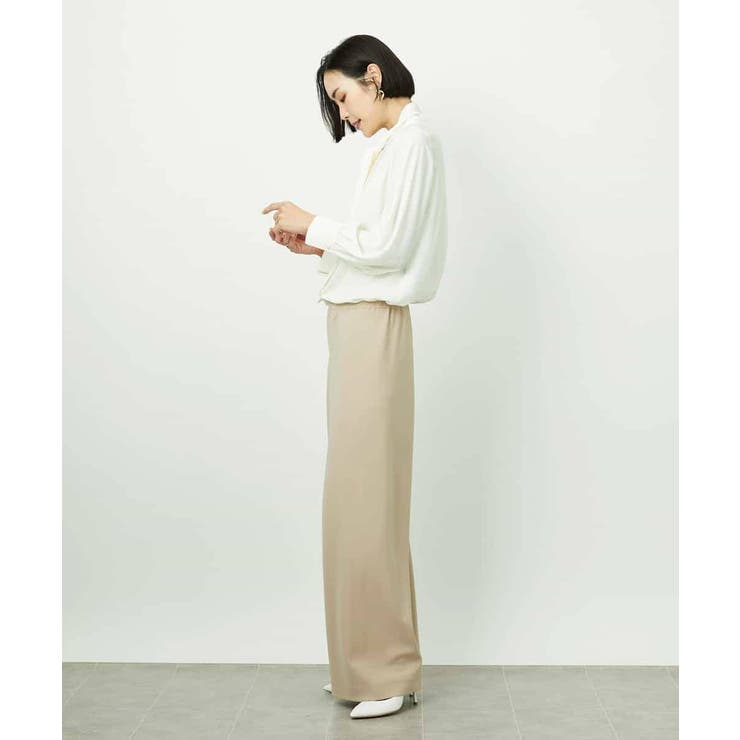 [コージーボトム]シームレスワイドパンツ | MICHEL KLEIN | 詳細画像24 