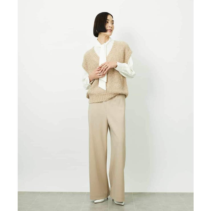 [コージーボトム]シームレスワイドパンツ | MICHEL KLEIN | 詳細画像26 