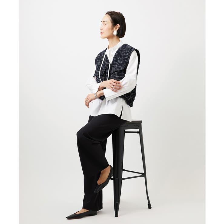 [コージーボトム]シームレスワイドパンツ | MICHEL KLEIN | 詳細画像35 