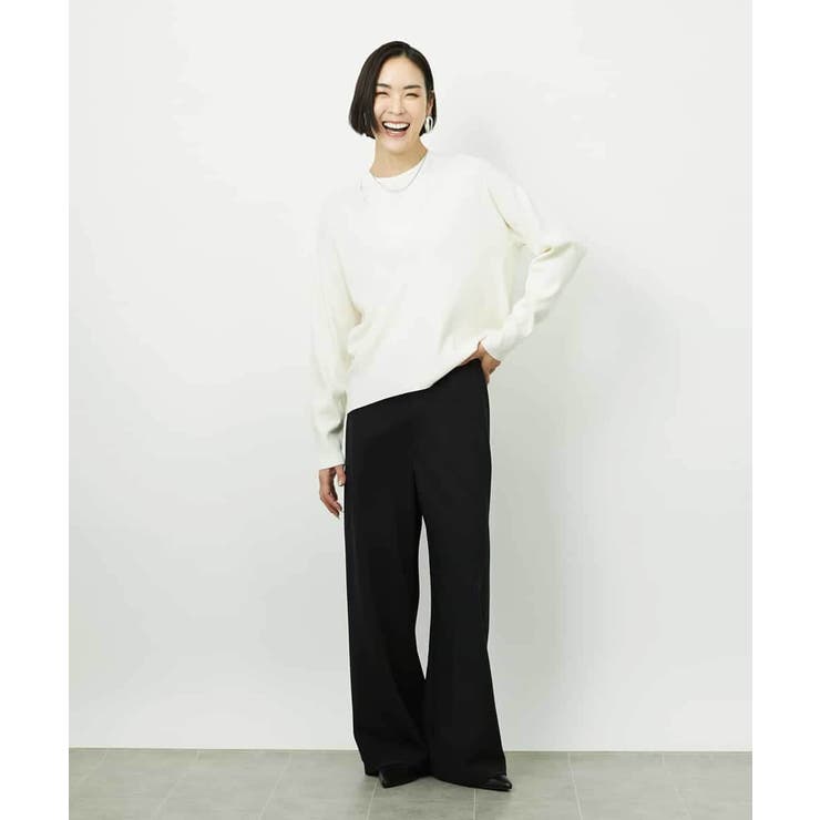 [コージーボトム]シームレスワイドパンツ | MICHEL KLEIN | 詳細画像45 