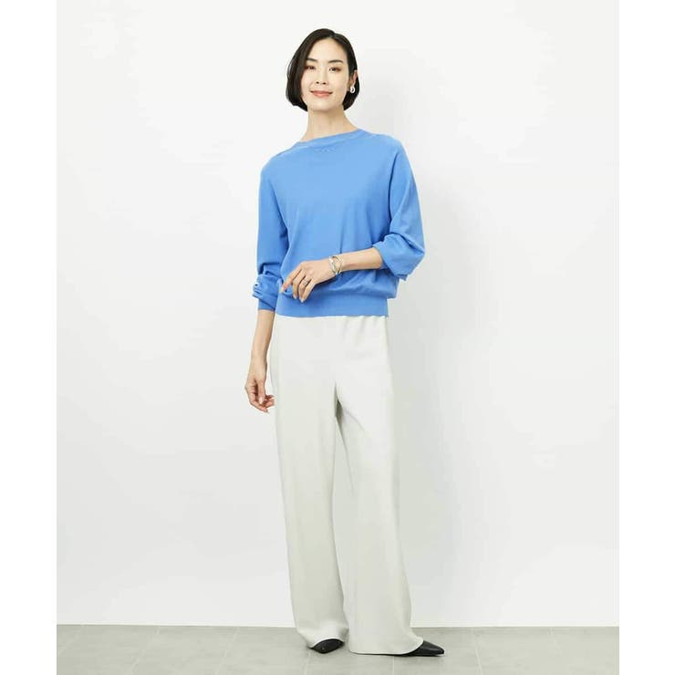 [コージーボトム]シームレスワイドパンツ | MICHEL KLEIN | 詳細画像72 