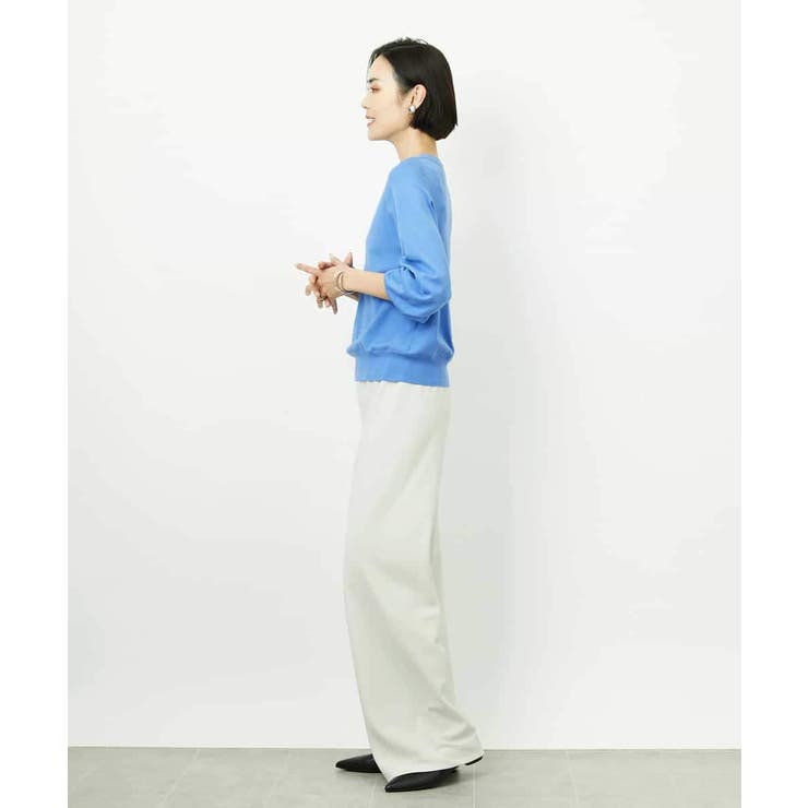 [コージーボトム]シームレスワイドパンツ | MICHEL KLEIN | 詳細画像74 