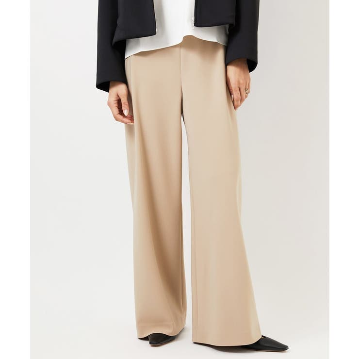 ベージュ | [コージーボトム]シームレスワイドパンツ | MICHEL KLEIN