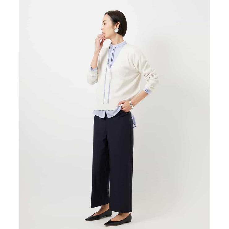 [2WAYストレッチ]定番ワイドパンツ | MICHEL KLEIN | 詳細画像17 