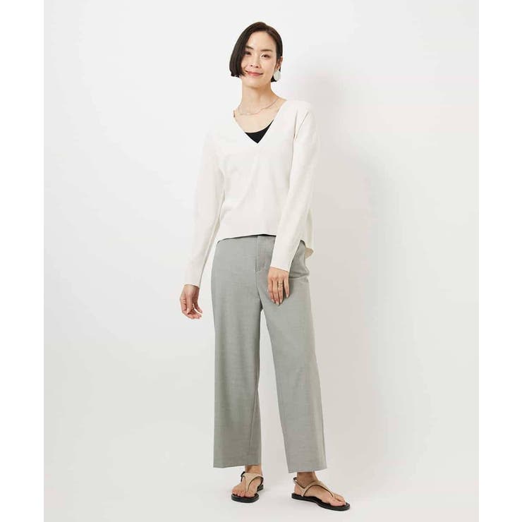 [2WAYストレッチ]定番ワイドパンツ | MICHEL KLEIN | 詳細画像31 