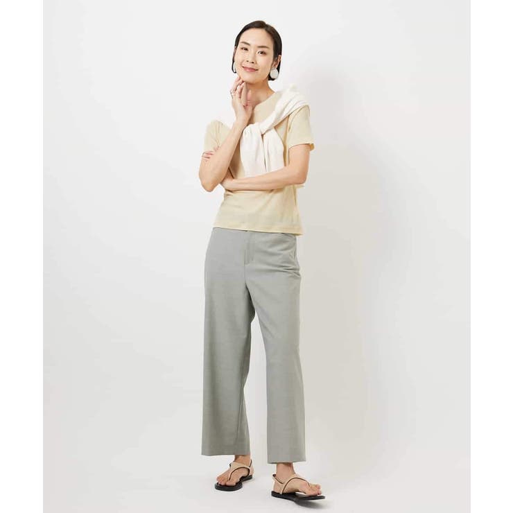 [2WAYストレッチ]定番ワイドパンツ | MICHEL KLEIN | 詳細画像35 