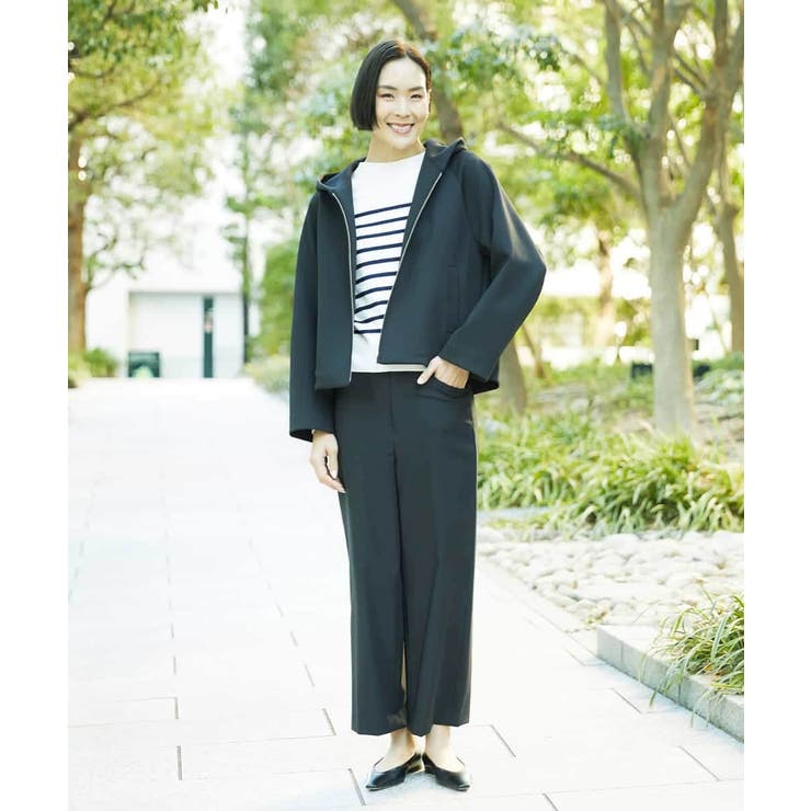 [2WAYストレッチ]定番ワイドパンツ | MICHEL KLEIN | 詳細画像4 