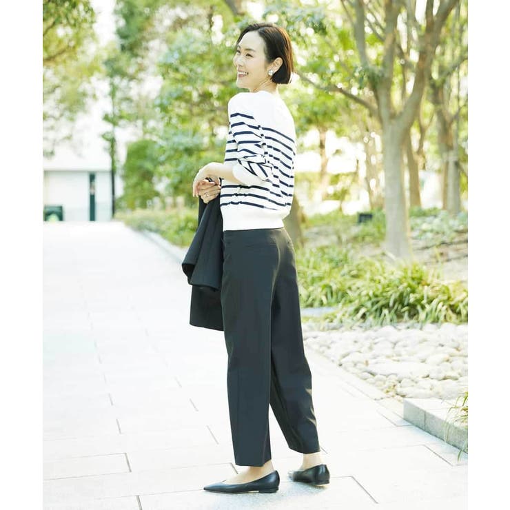 [2WAYストレッチ]定番ワイドパンツ | MICHEL KLEIN | 詳細画像9 