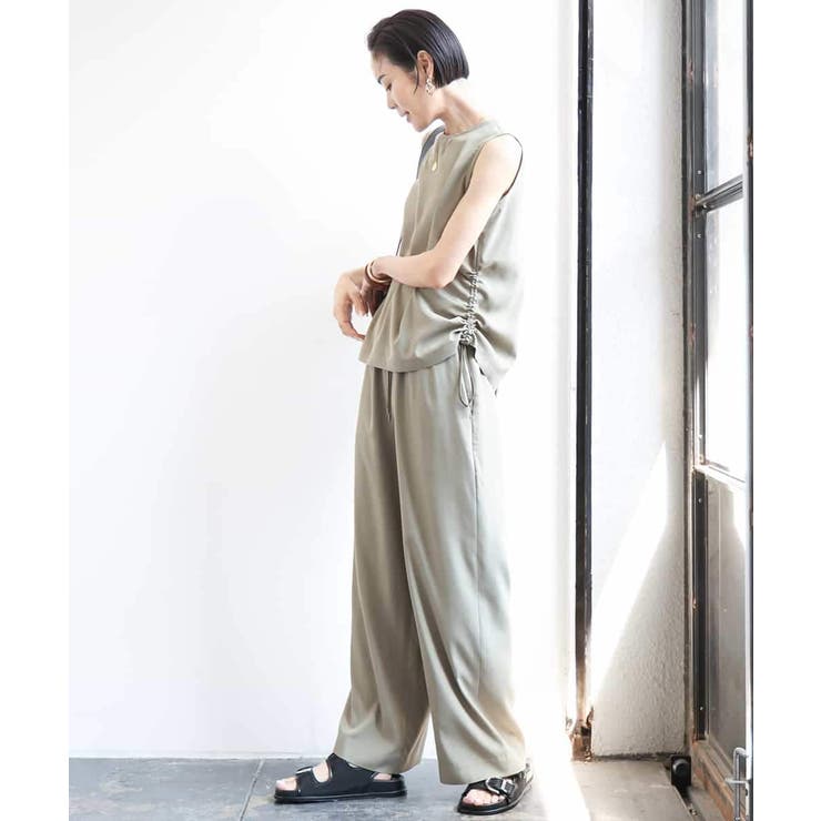 セットアップ対応]コージーワイドパンツ[品番：ITKW0021264