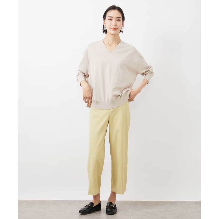 [定番人気]ドライストレッチワイドパンツ | MICHEL KLEIN | 詳細画像3 