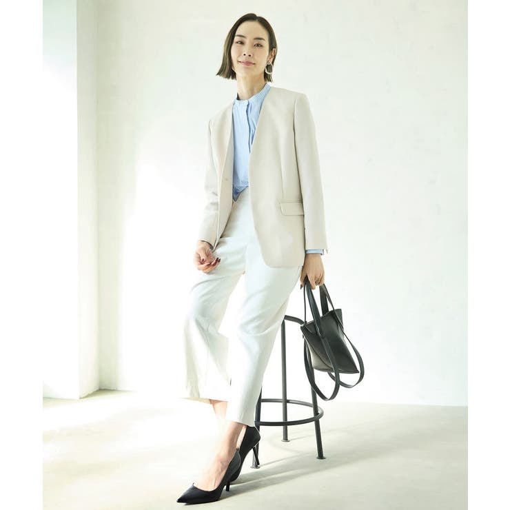 [定番人気]ドライストレッチワイドパンツ | MICHEL KLEIN | 詳細画像32 