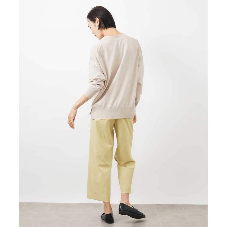 [定番人気]ドライストレッチワイドパンツ | MICHEL KLEIN | 詳細画像4 