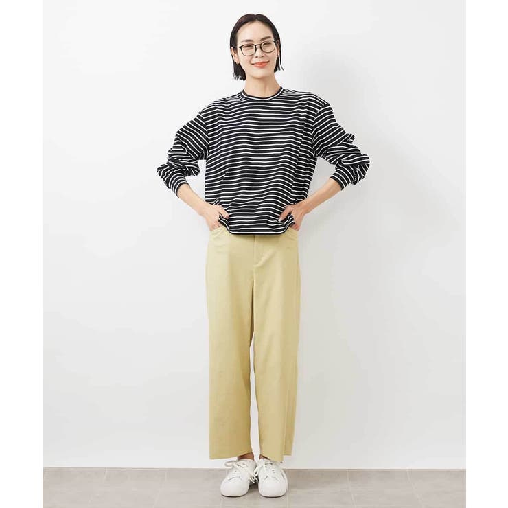 [定番人気]ドライストレッチワイドパンツ | MICHEL KLEIN | 詳細画像6 