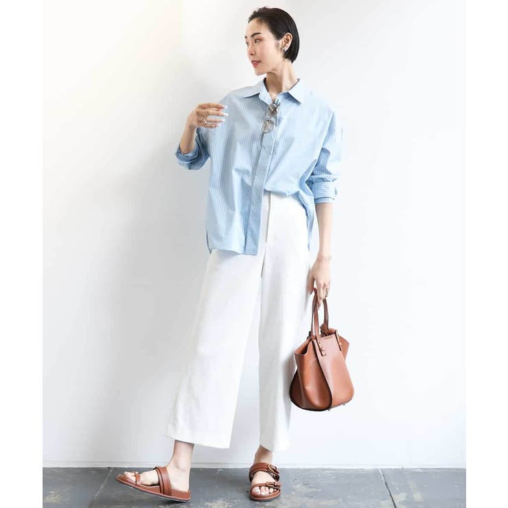 [定番人気]ドライストレッチワイドパンツ | MICHEL KLEIN | 詳細画像60 