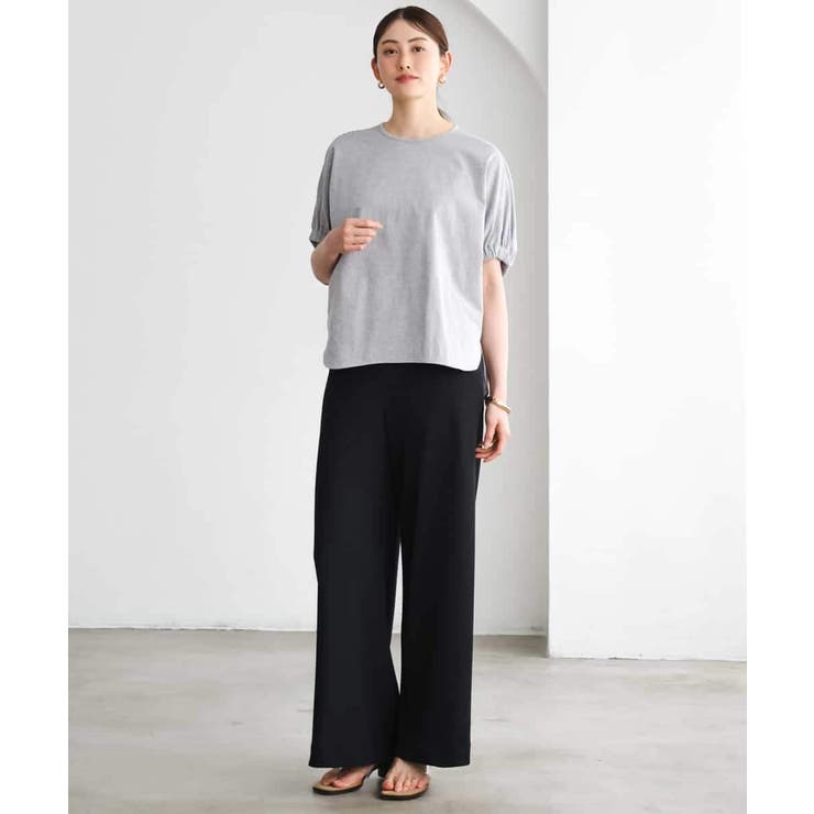 [リラックスボトム]シームレスワイドパンツ | MICHEL KLEIN | 詳細画像21 